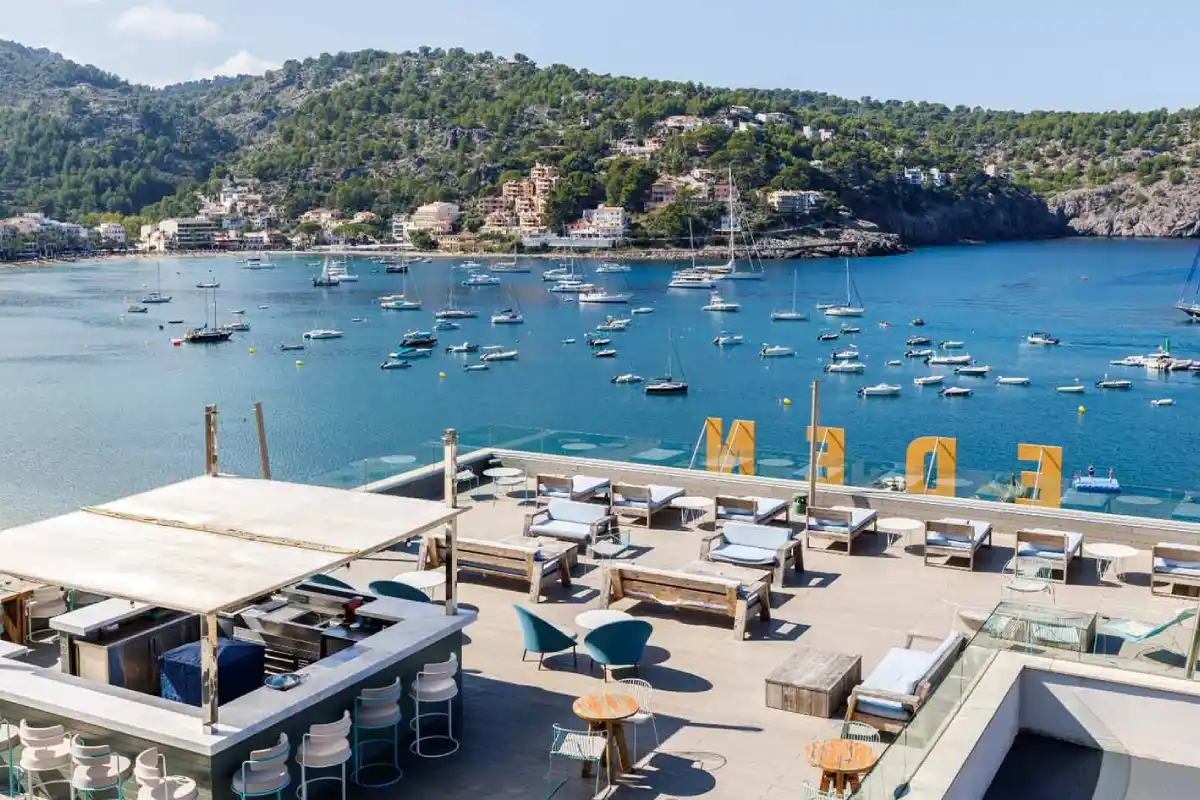 View from the rooftop of Hotel Eden Sóller