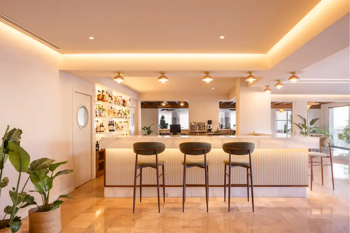 Bar counter at Hotel Eden Sóller