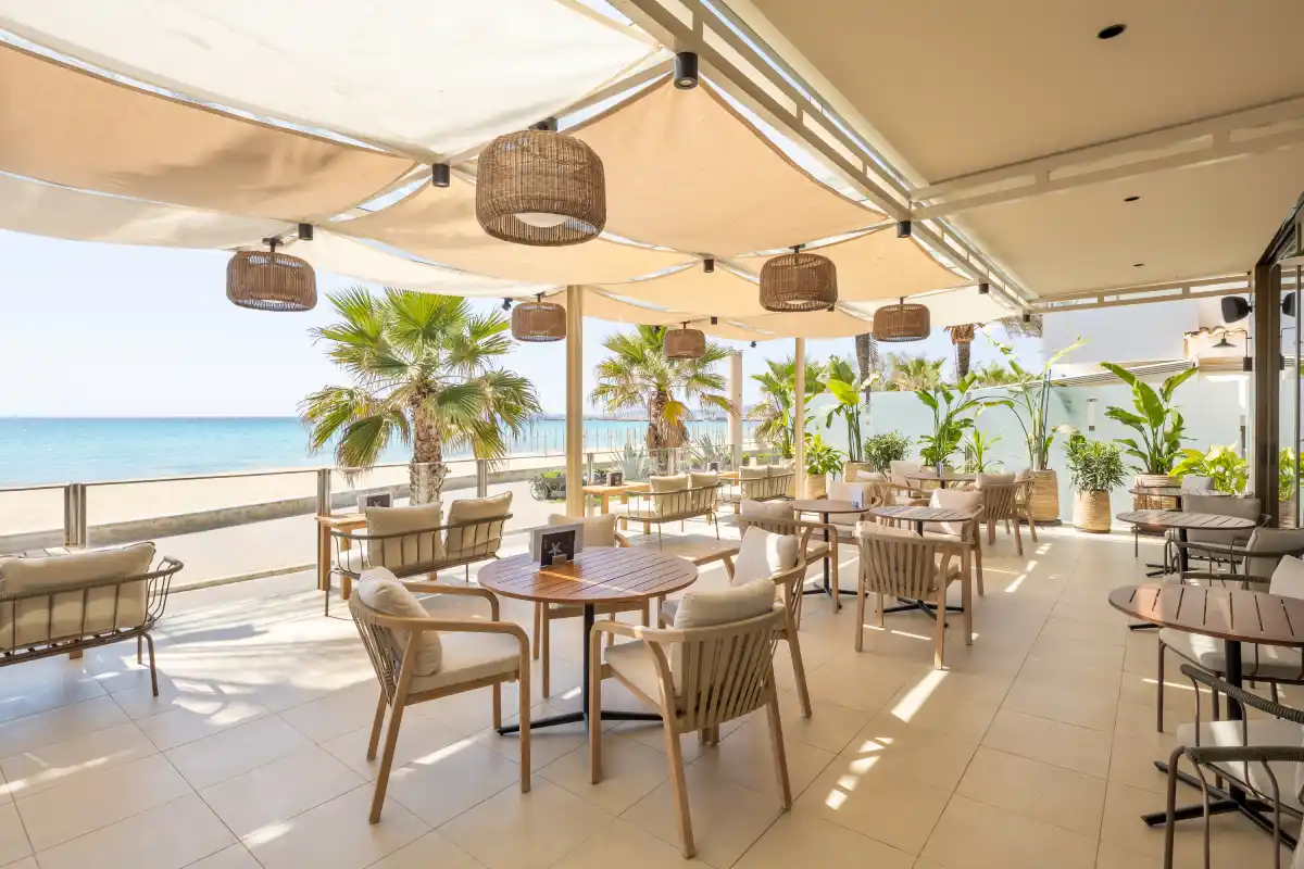 Bar terrace Hotel Eden Palma Playa