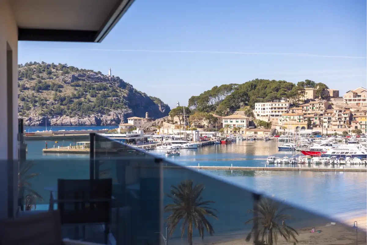 Vista puerto de Sóller hotel Eden Sóller
