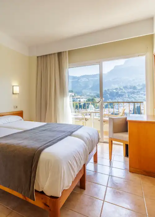Ausblick aus dem Zimmer im Hotel Eden Nord Sóller