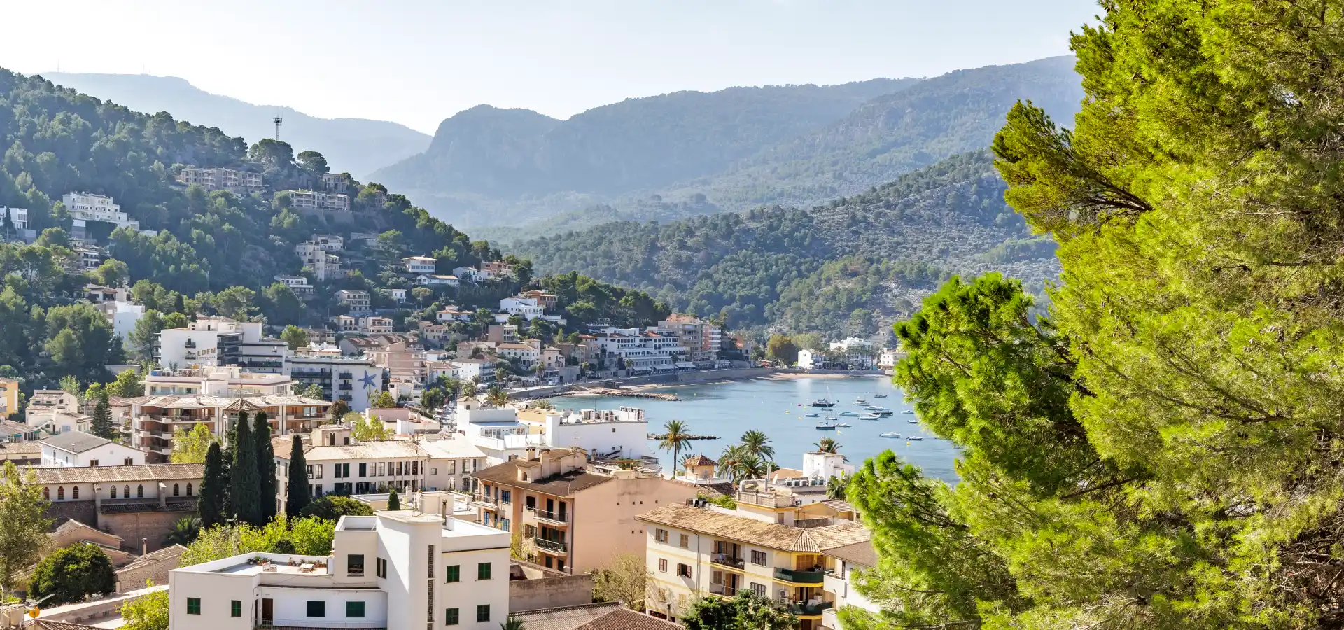 vista puerto desde hotel eden nord soller