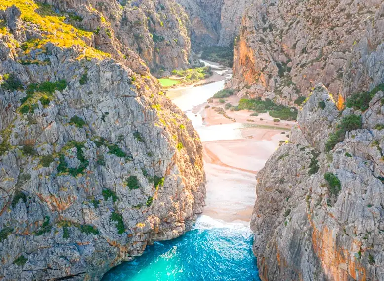 beach sa calobra mallorca